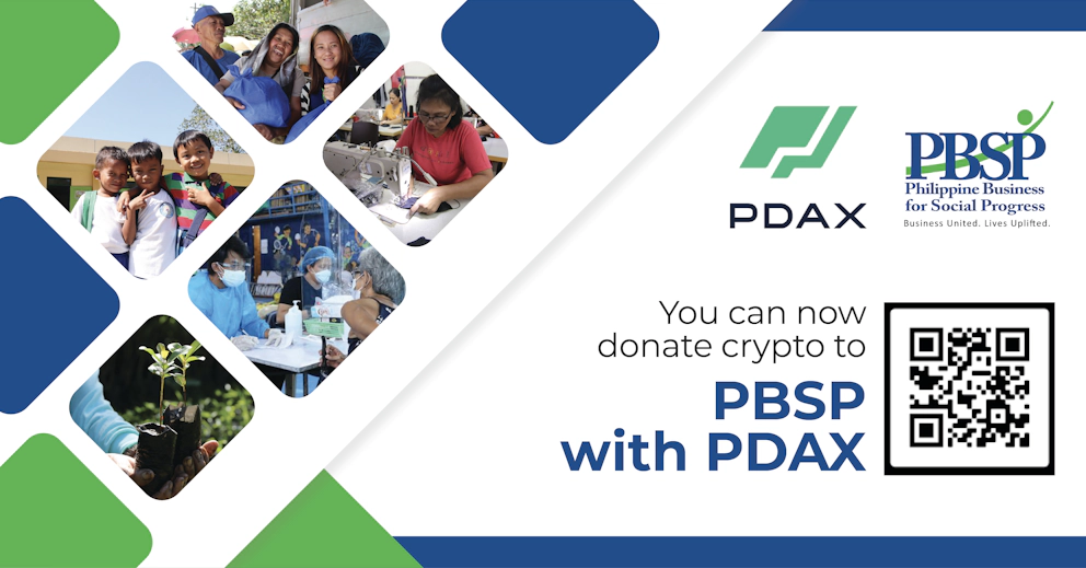 PBSP taps PDAX to enable its crypto donation drive