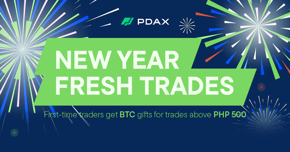 New year, fresh trades: Get BTC gifts for trades above PHP 500! 🐉